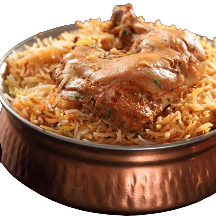 Copper handi pot Chicken Biryani