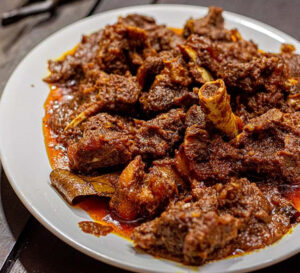 Bengali Kosha Mangsho dish San Ramon